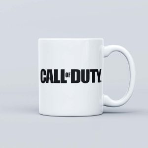 ماگ سرامیکی طرح لوگو call of duty کد 00480