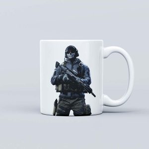 ماگ سرامیکی call of duty طرح ghost