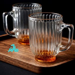 لیوان چای مدل داخل بلور طلایی