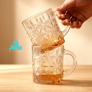 لیوان چای مدل بلور طلایی